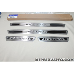 Kit 4 moulures revetement seuil de porte Hyundai Kia original OEM J9450ADE00ST J9450-ADE00ST pour hyundai kona 