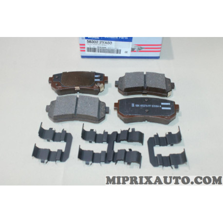 Jeu 4 plaquettes de frein Hyundai Kia original OEM 583022YA50 58302-2YA50 