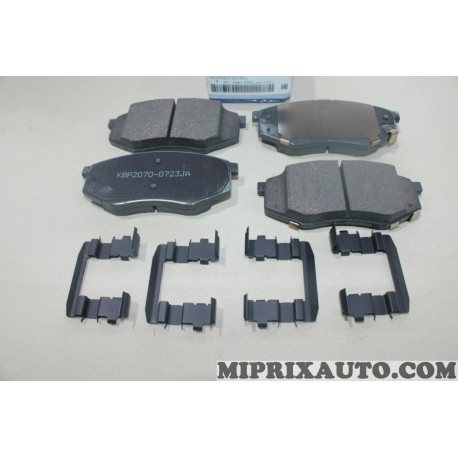 Jeu 4 plaquettes de frein Hyundai Kia original OEM 581011KA00 58101-1KA00 