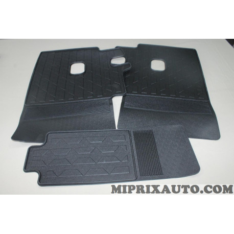 Jeu tapis en caoutchouc revetement rallonge dos banquette siege arriere Hyundai Kia original OEM BE128ADE00E BE128-ADE00-E 