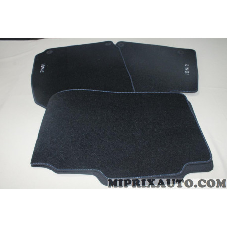 Jeu 3 tapis de sol sur mesure avant + arriere Hyundai Kia original OEM AL143ADE00E AL143-ADE00-E pour hyundai ioniq 
