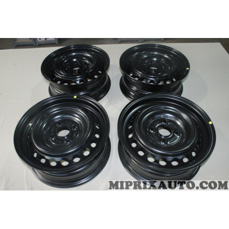 Lot 4 jantes tole acier 5.5x14 ET42 Hyundai Kia original OEM HA52910K7000 HA529-10K7000 pour hyundai i10 