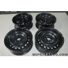 Lot 4 jantes tole acier 5.5x14 ET42 Hyundai Kia original OEM HA52910K7000 HA529-10K7000 pour hyundai i10