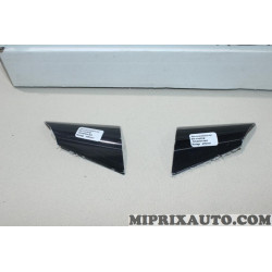 Jeu 2 revetements insert volant de direction Hyundai Kia original OEM BE014ADE00BL BE014-ADE00-BL 
