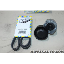 Kit courroie accessoire 6PK1200 + galet tendeur SNR Hyundai Kia Citroen Peugeot Renault Nissan Volvo original OEM KA855.10 