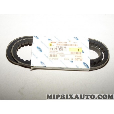 Courroie trapezoidale alternateur 12.7x1015 Ford original OEM 6174131