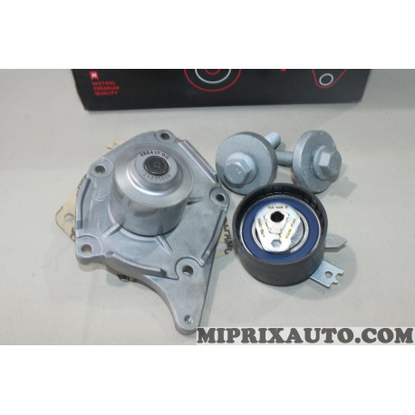 Pompe à eau avec galet tendeur de distribution (sans courroie) Motrio Renault Dacia Nissan Suzuki original OEM 8550507732 