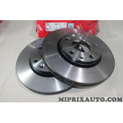 Jeu 2 disques de frein 280mm TRW Renault Dacia original OEM DF6072 pour renault megane 3 III scenic 3 III dacia duster 