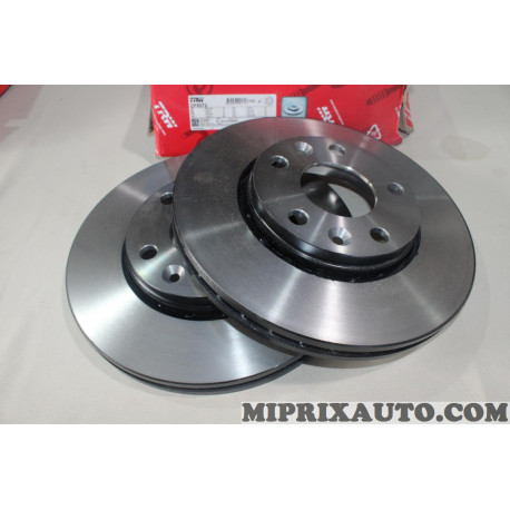 Jeu 2 disques de frein 280mm TRW Renault Dacia original OEM DF6072 pour renault megane 3 III scenic 3 III dacia duster 