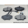 Jeu 4 plaquettes de frein Motrio Renault Dacia original OEM 8660004589 pour renault clio 1 2 I II megane 1 twingo 1 dacia logan
