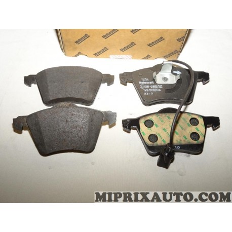 Jeux 4 plaquettes de frein Motorcraft Ford original OEM 1237133