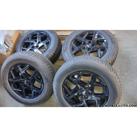 Lot 4 jantes alliage (modele exposition avec rayures) 6.5x16 ET44 16" 16 pouces + 4 pneus NEUF Pirelli sotto zeto 3 205/65/16