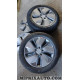 Lot 4 jantes alliage (modele exposition mal stocké avec rayures) 7.0x17 17" 17 pouces + 2 pneus NEUF Michelin alpin 6 215/55/17