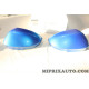 Jeu 2 coques calotte de retroviseur bleu Renault Dacia original OEM 963H13604R pour renault rafale 