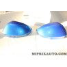 Jeu 2 coques calotte de retroviseur bleu Renault Dacia original OEM 963H13604R pour renault rafale