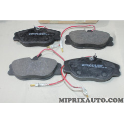 Jeu 4 plaquettes de frein Motrio Citroen Peugeot original OEM 8671016617 pour citroen jumpy peugeot expert 