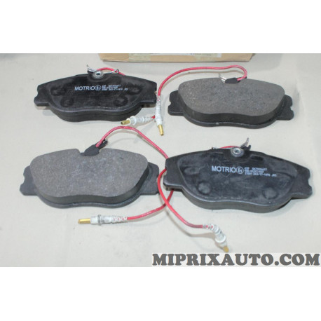 Jeu 4 plaquettes de frein Motrio Citroen Peugeot original OEM 8671016617 pour citroen jumpy peugeot expert 