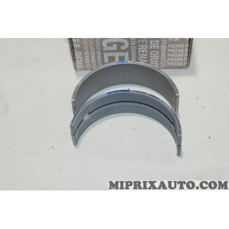Jeu 2 demi coussinets de vilebrequin Renault Dacia original OEM 7701477448 