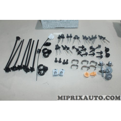 Kit agrafes attache fixation parechocs Renault Dacia original OEM 620108702W pour renault twingo 3 III 