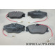 Lot 4 plaquettes de frein Motrio Citroen Peugeot original OEM 8671016617 pour citroen jumpy peugeot expert