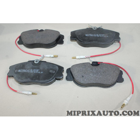 Lot 4 plaquettes de frein Motrio Citroen Peugeot original OEM 8671016617 pour citroen jumpy peugeot expert 