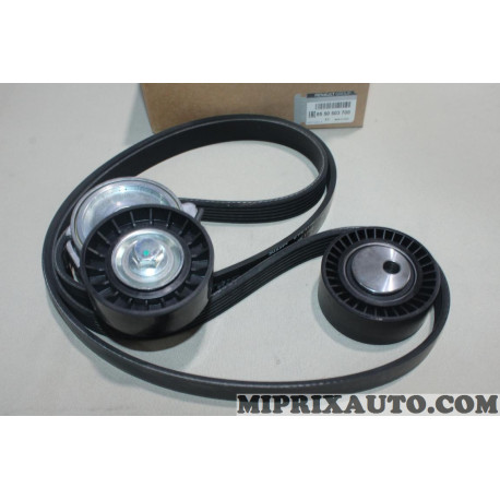 Kit courroie accessoire courroie + galets tendeur + enrouleur Renault Dacia original OEM 8550503700 