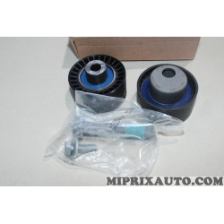 Lot 2 galets tendeur + enrouleur courroie de distribution (non incluse) Motrio Citroen Peugeot original OEM 8671019652 pour 