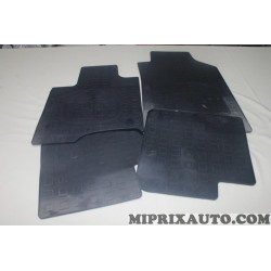 Jeu 4 tapis de sol caoutchouc sur mesure avant + arriere Fiat Lancia Alfa Romeo original OEM 50928649 pour fiat panda 