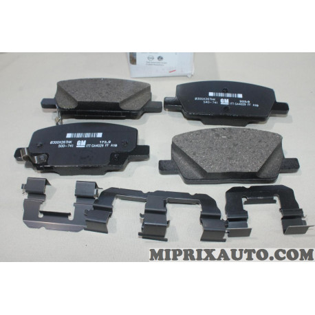 Jeu 4 plaquettes de frein Opel Chevrolet original OEM 42566753 