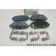 Lot 4 plaquettes de frein Hyundai Kia original OEM 581010XA01 58101-0XA01