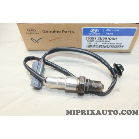 Sonde lambda echappement Hyundai Kia original OEM 393512U001QQH 39351-2U001-QQH 393512U001 