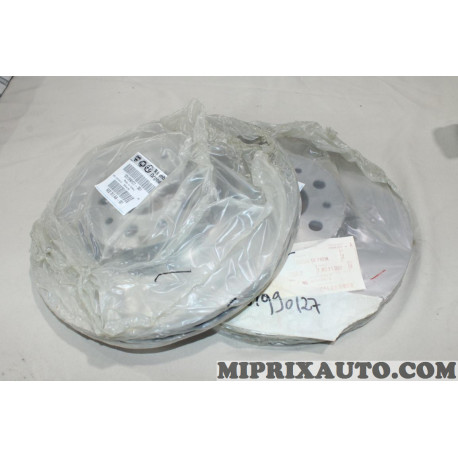Jeu 2 disques de frein 284mm diametre Fiat Lancia Alfa Romeo original OEM 51990127 