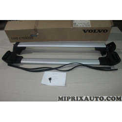 Jeu 2 barres de toit aluminium Volvo original OEM 32351086 pour volvo V90 