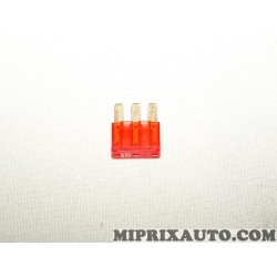 Fusible rouge 10A triple fiche Ford original OEM 5218987