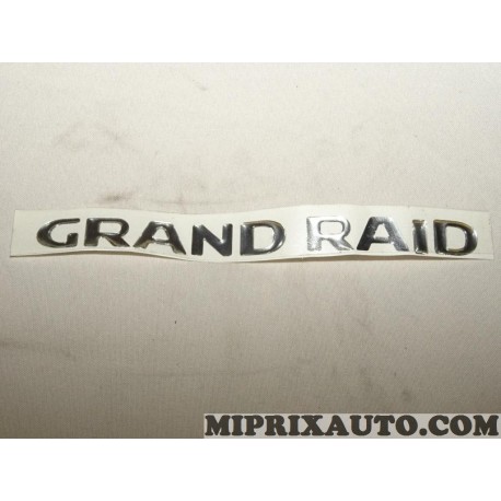 Logo motif embleme ecusson monogramme grand raid Citroen Peugeot original OEM 8665SW