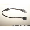 Cable faisceau branchement ihone 4 4S autoradio Citroen Peugeot original OEM 1612592980