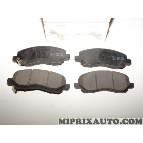 Jeux 4 plaquettes de frein Citroen Peugeot original OEM 1607690380 