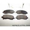 Jeux 4 plaquettes de frein Citroen Peugeot original OEM 1607690380