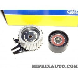 Jeu galet tendeur + enrouleur courroie de distribution (non incluse) Fiat Alfa Romeo Lancia original OEM 71773318*