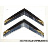 Logo motif embleme ecusson badge chevron Citroen Peugeot original OEM 7810V8