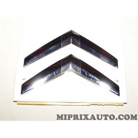 Logo motif embleme ecusson badge chevron Citroen Peugeot original OEM 7810R8 