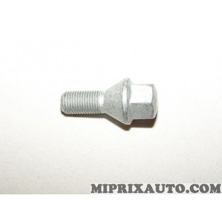 Boulon ecrou de roue fixation jante Citroen Peugeot original OEM 1607370980 