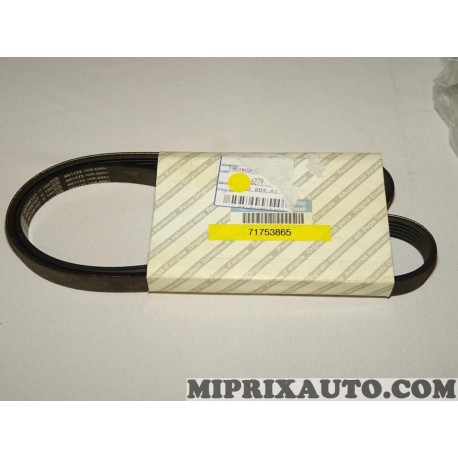 Courroie accessoire Fiat Alfa Romeo Lancia original OEM 71753865 5PK1173