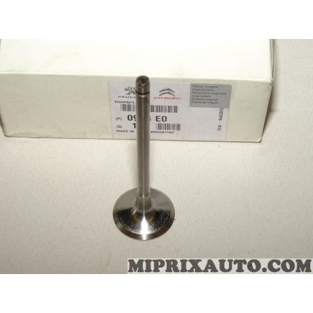 Soupape admission Citroen Peugeot original OEM 0948E0 