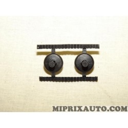 Paire agrafes attache taquet fixation Citroen Peugeot original OEM 1609348080 
