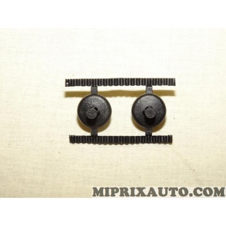 Paire agrafes attache taquet fixation Citroen Peugeot original OEM 1609348080 