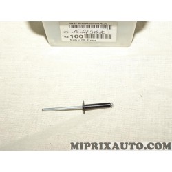 Rivet pop noir fixation divers 4x20 Citroen Peugeot original OEM 1611797880 