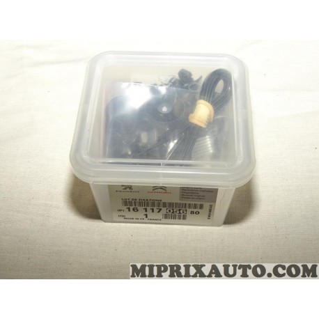 Pack agrafes attache de fixation carrosserie Citroen Peugeot original OEM 1611705680 