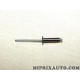 Rivet pop noir fixation Citroen Peugeot original OEM 1611798180