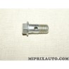 Vis banjo lubrification durite tuyau Citroen Peugeot original OEM 1606850980